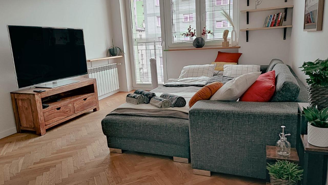 Przestronny Apartament W Centrum Lägenhet Warszawa Exteriör bild